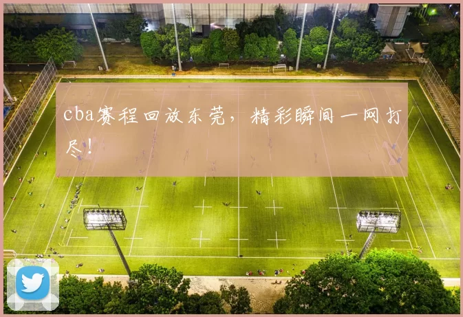 cba赛程回放东莞，精彩瞬间一网打尽！